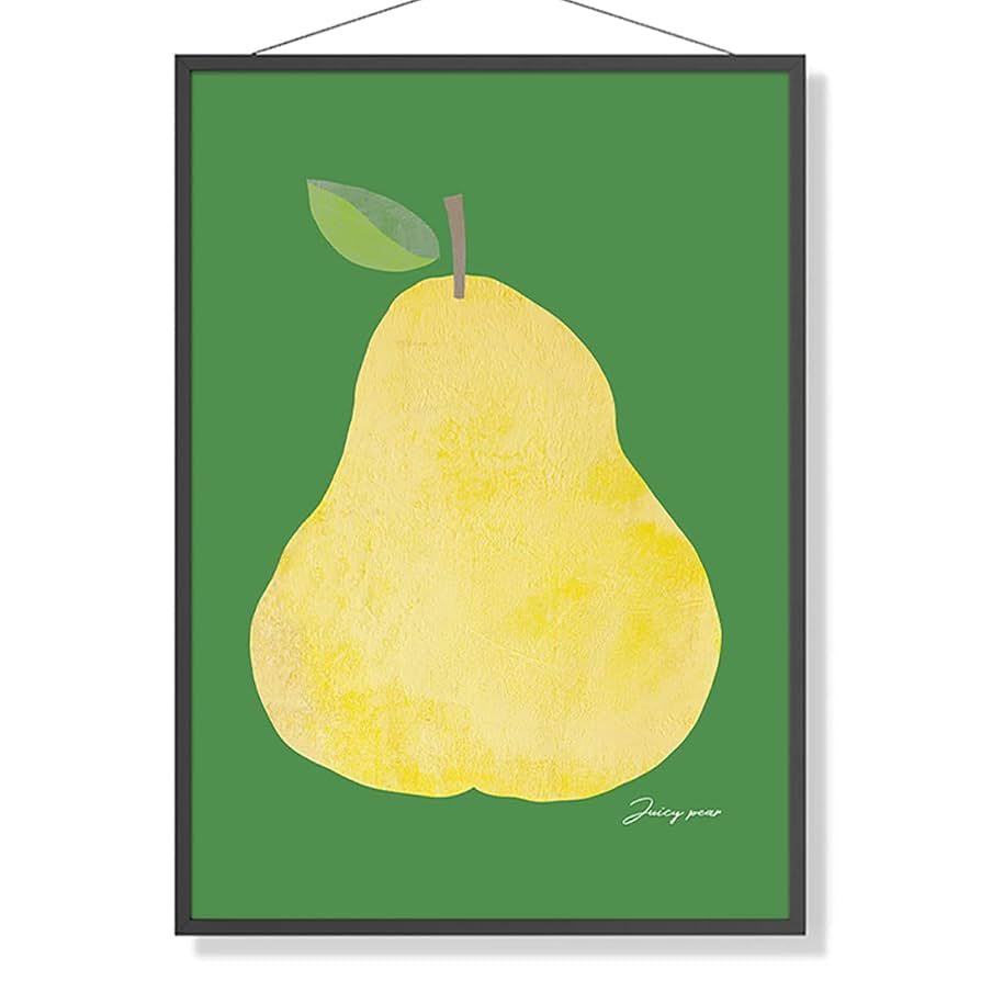 Amazon.co.jp: TOKYOARTLABO ポスター no.6 NordicPear green 洋